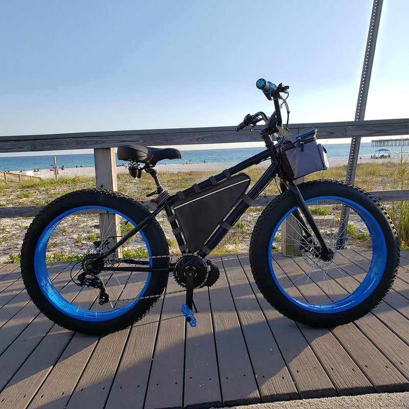 Original Ebike Battery 52V 48V Triangle Lithium Battery Hard Case Pack For 350W 500W 750W 1000W 1500W 2000W 3000W