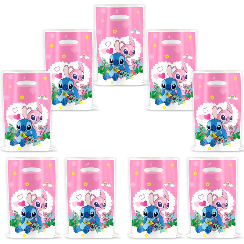 Newcomer Discount Disney Lilo&Stitch Party Gift Bag Children Candy GiftBag Party Supplies Kid Birthday Blue Stitch Home Supplies