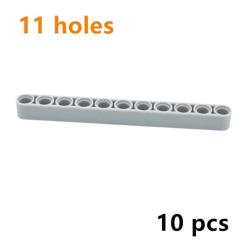 Building Blocks Technical DIY Liftarm Thick 1x11 hole arm Bricks Compatible Assembles Particles MOC Parts Educational Toys 32525