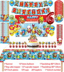 Superzings Birthday Party Supplies Balloon Banner Backdrop Tableware Cake Topper Party Decoration Baby Shower