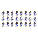 Mini Jesus Figurine Easter Decorations Ornaments Christianity Parties Decorations Figurine Religious Toy Doll Activities P6G8