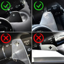 Carbon Abs Car Steering Wheel Paddle Shifter Trim Cover For Land Range Rover Evoque Discovery Sport For Jaguar XF XE Accessories