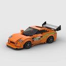 MOC Fast & Furious1 Supra sports car Vehicle Speed Champion Racer Building Blocks Brick Creative Garage Toys for Boys Gifts