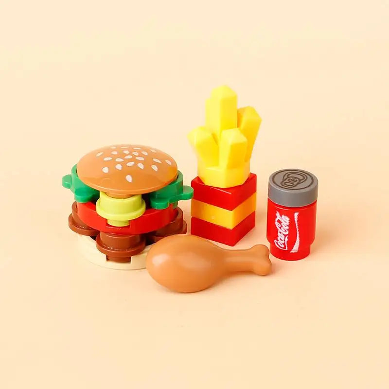 MOC City Building Blocks Character Accessories Mini Brick Audio Computer Brick Control Center Radar Keyboard Pattern Toy K037