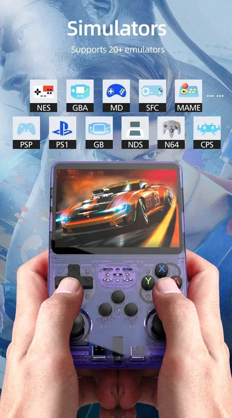For R36S Retro Handheld Game Console TF Card Video Game Player Memory Card  Linux System Portable Pocket Video Player Card Gifts