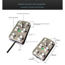 DC48V Ultrasonic Industrial Humidifier 10/12 Head Fog Sprayer Fogger Mist Maker Greenhouse Fog Generator Without Power Supply