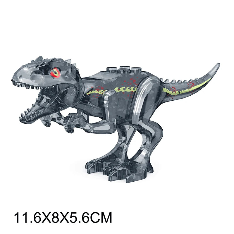 Jurassic Dinosaur Building Blocks Toys Park Compatible Major Brand Gifts Simulation Animal T-Rex Raptor Ankylosaur Diamond