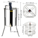VEVOR Honey Extractor 2 3 4 Frame Manual Electric Stainless Steel Honeycomb Spinner Crank Honey Centrifuge Beekeeping Equipment