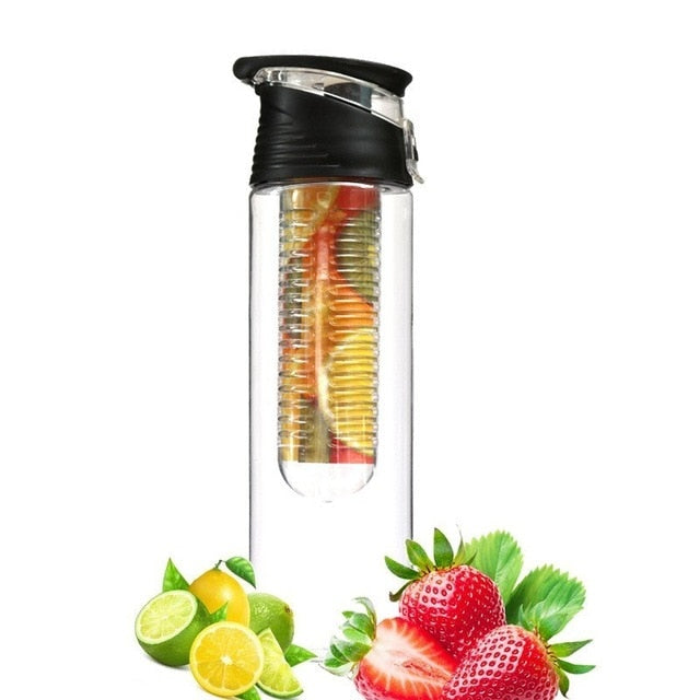 1000ml Water Fruit Bottle Bpa Free Plastic Sport Fruit Infuser Water Bottles with Infuser Juice Shaker Drink Bottle of Water