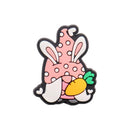 1-23Pcs PVC Adorable Rabbit Bunny Easter Shoe Buckle Charms Accessories Children Shoe Button Fit Birthday Gift