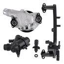 Water Pump Coolant Pipe Sensor Thermostat for Land Rover LR4 2010-2016 LR028136