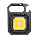 LED Flashlight Portable Multifunctional Mini COB Keychain Lamp USB Rechargeable Work Light Strong Torch Camping Outdoor Lantern