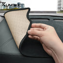 Flannel Dashmat For Fiat 500 2008-2011 Abarth 595 2012 2013 2014 2015 2016 2017 2018 2019 2020 2021-2023 Sunshade Mat Carpet Pad