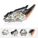 Left Side Car Headlight Driver Side Halogen Headlamp Assembly for 2010-2011 Toyota Prius 8117047211, LH Car Accessories