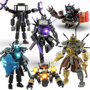New Skibidi Toileted Action Figures Building Blocks Titan Drill Man Speakerman TVman Model Toys for Kid Xmas Halloween Gift