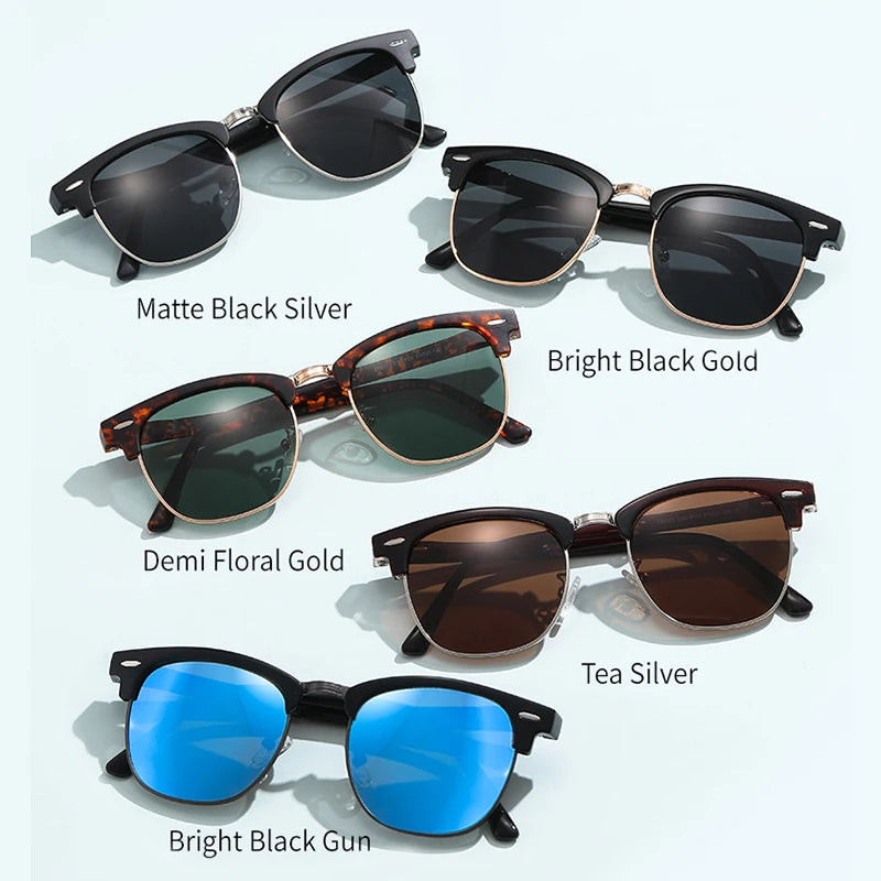 Folding HD Polarized Men Women Sunglasses Designer Club Brand Folded Driving Sun Glasses Blinded DroppShipping Master Shades