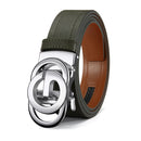 Men's Belt Metal G-Buckle PU Leather Belt High Quality Belts for Women Luxury Designer Brand Men's Black Belt