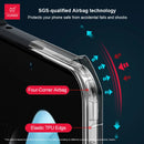 Xundd For Samsung Galaxy Z Flip 5 Case Airbags Shockproof Shell Camera Protect Galss&Transparent Back Cover Anti-fingerprint