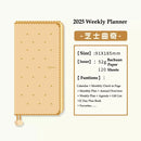 Kinbor 2025 Weekly Planner Week Daily Agenda Journal Notebook Hard Cover Calendar Monthly Schedule To Do List Time Organizer