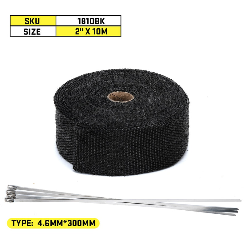 Free Shipping Motorcycle Exhaust Thermal Exhaust Tape Header Heat Wrap Resistant Downpipe For Motorcycle Car Accessories