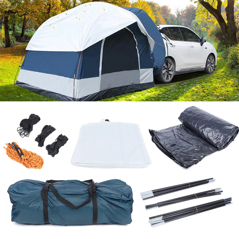 4 Person Universal SUV Car Tent Travel Camping Tailgate Shelter Awning Rooftop Outdoor Sunshade For Canopy Car Vehicle Shelter