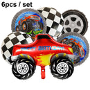 Monster Truck Balloons for Kids Monster Truck Birthday Decorations Race Car Theme Party Supplies