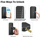 TTLock App Control Smart Lock Digital Locks with Handle Keypad Electronic Door Lock for Home Hotel Rental Bluetooth Connect