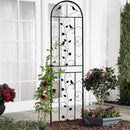 2 Pack Climbing Plants Trellis Metal Garden Fence for Vines Vegetables Flowers