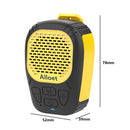 Wearable Bluetooth Speaker Magnetic Clip-On Wireless Speaker Waterproof Portable Sound with Strap for Hands-Free Music/Calls