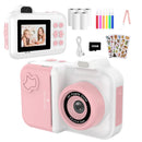 Kids Instant Print Camera Mini Digital Photo Camera Photograph Video Record Camera Toys Birthday Gifts For Children