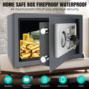 Home Storage Safe Security Box Chest Lock 8.5L Digit Security Case Handy Storage Secure Locking Safe Chest Safety Box,2 Keys