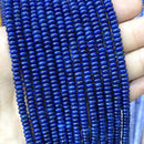 Natural Agates Tiger Eye Chalcedony Jades Stone Round Rondelle Spacer Beads For Jewelry Making Diy Bracelet Accessories 2X4mm