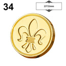 Irregular Lacquer Seal Head Retro Stamp Diy Scrapbooking Crafts Invitation Letter Decor Wax Seal Christmas Valentine's Day Theme