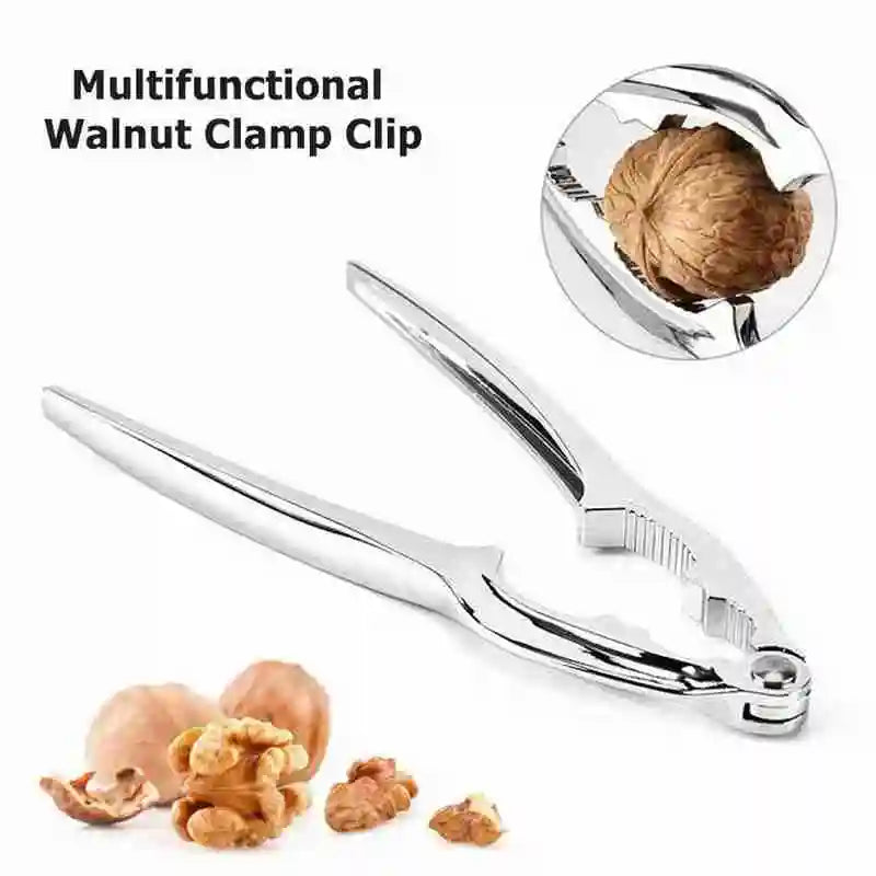 Aluminum Nutcracker Home Walnut Clip Nut Cracker Tool Walnut Plier Opener Remover Shell Clip Kitchen Accessories Casse Noisette