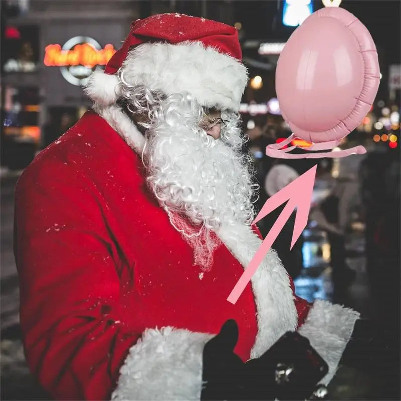 Fake Santa Claus Belly Fake Pregnant Belly Inflatable Belly Costume Christmas Play Playing Santa Halloween Cosplay Dress Party