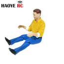 Haoye 1Pc Male/Female With/Without Sunglasses Truck Driver For RC Plane Car Truck Boat Hobby Toy Model Pilot Figure