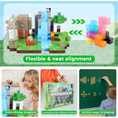 Magnetic Blocks Build Mine Magnet World Magic Portal Set Magnetic Construction Building Set Toy For Toddler STEM Sensory Toys