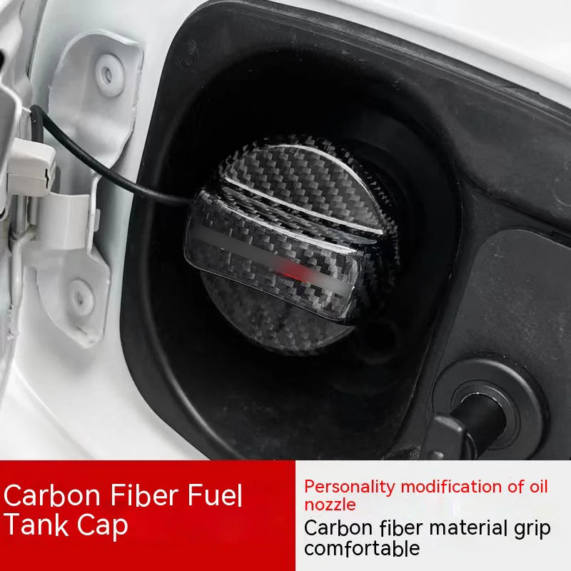 Suitable for BMW dry carbon fuel cap, modified carbon fiber MP fuel tank cap, fuel warning cap, decorative lid inner cover