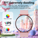 KESHUYOU Women Smart Watch Bluetooth Talk Full Screen Touch IP68 Waterproof Watch Men Heart Rate Health Monitoring Smart Watch