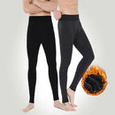 Thickened Elastic Waist Leggings for Autumn and Winter Graphene Self-heating Knee Protection Thermal Casual Leggings Men's Pants