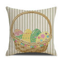 2025 Easter Rabbit Table Runner Linen Bunny Dining Table Cloth Placemat Spring Holiday Happy Easter Decoration For Home Kitchen