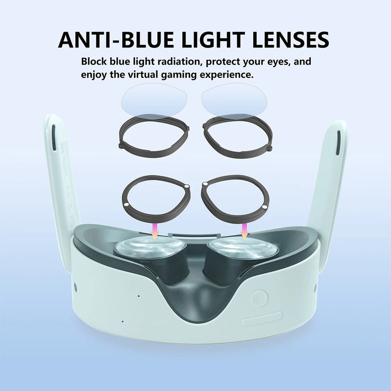 Lens Protector Frame Anti-Scratch Lens Protector Ring Magnetic Prevent Your Glasses From Scratching VR Lenses for Meta Quest 3S