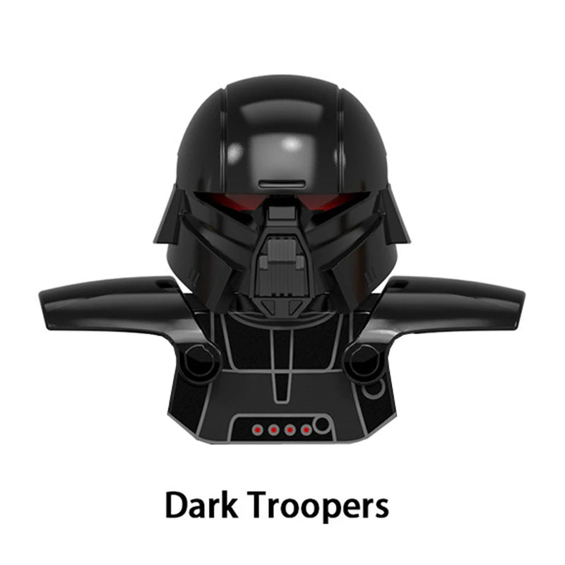 ARC Clone Troopers Building Blocks LUKE Skywalker Mandalorians Boba Fett Palpatine Yoda R2D2 Bricks Action Figures Toys