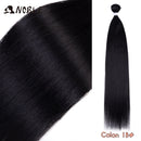 Noble Bundles Extensions 36 inch Yaki Straight Hair Bundles Ombre Brown Synthetic Hair Long Extensions Hair Synthetic Wefts