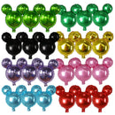 10pcs 40X40CM Mickey Minnie Mouse Head Aluminum Foil Balloon Baby Shower Birthday Party Decoration Kids Toys Supplies Air Globos