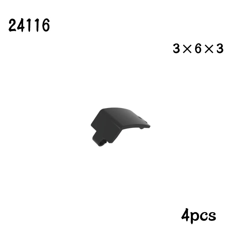 NEW Technical Panel Plate DIY Mechanical Building Blocks MOC Car Parts Brick Toy Gift  24119 62531 64782 11954 18944 18945 24116