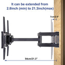 Swivels Tilts Corner TV Wall Mount Bracket for 32-65 inch LCD LED Plasma Flat Screens