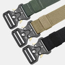 Men's Belt Metal Male Tactical Combat Belt Canvas Belts Big Size Outdoor Sport Nylon Belts Oversized