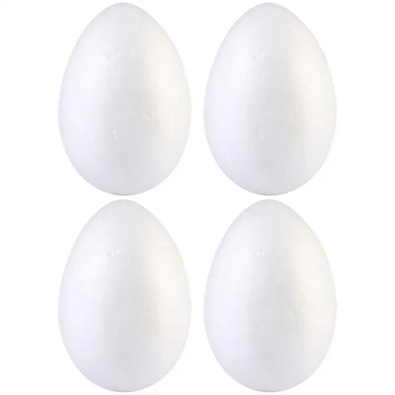2/3/4 Pcs 15cm 20cm DIY Eggs White Foam Balls Eggs Easter Modeling Shapes Egg Ornaments Kids Painting Party Decorations