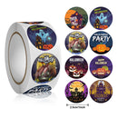 500Pcs Halloween Stickers Funny Pumpkin Emote Ghost Paper Stickers for Gift Packing Bag Sealing Labels Halloween Decoration 2024